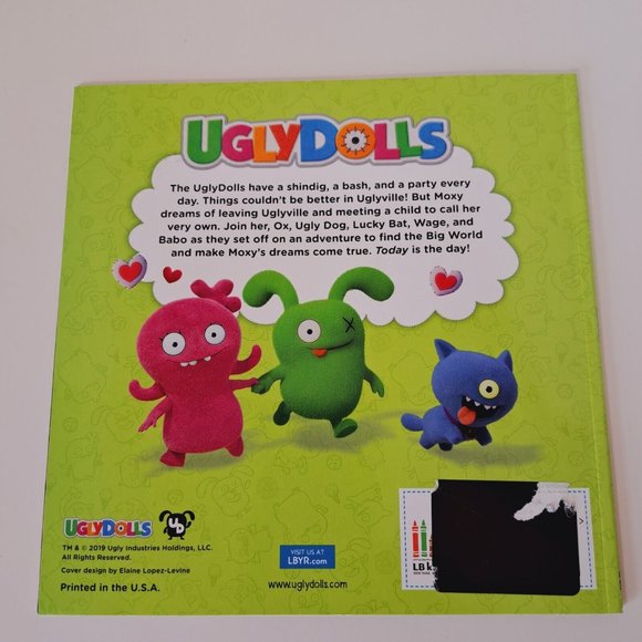 UglyDolls Child Book "Today's the Day" w Stickers NEW 2019 Paperback 21 Pages - Picture 4 of 11